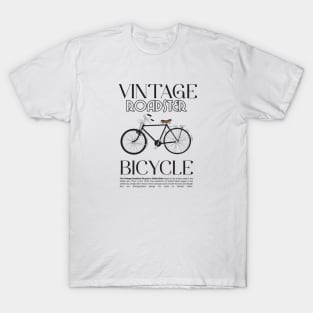 Vintage Roadster Bicycle T-Shirt